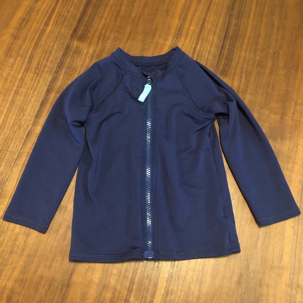 Car & Jack Zip-up long sleeve rash gaurd swim